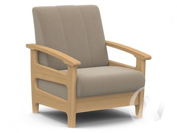 Кресло для отдыха Омега (бук лак/CATANIA LATTE) в Кыштовке - kyshtovka.mebel54.com | фото