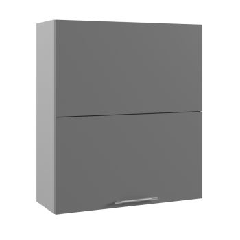 Ройс ВПГПМ 800 Шкаф верхний высокий Blum Aventos HF (Графит софт/корпус Серый) в Кыштовке - kyshtovka.mebel54.com | фото